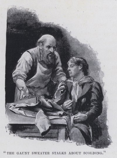 Der hagere Schwitzer geht schimpfend umher (s/w Foto) von Harold Hume Piffard