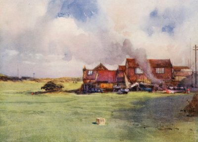 Golfplätze: Bembridge, eine Schleife des "Katzengitters" von Harry (1878 1950) Rountree