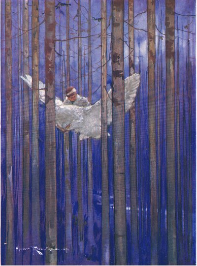 Die Eule und Gilbert hatten herrliche Mondscheinritte (aus Der Waldfundling) von Harry Rountree