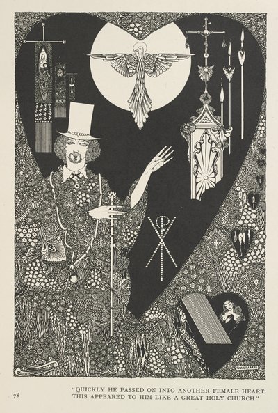 Die Galoschen des Glücks. Schnell ging er in ein anderes weibliches Herz über. Dies erschien ihm wie eine große heilige Kirche. von Harry Clarke