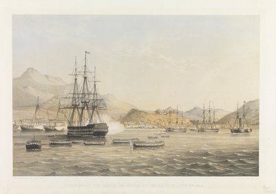 Die Eroberung der Insel Chusan durch die Briten am 5. Juli 1840 von Harry Francis Darell