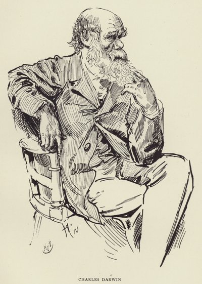 Charles Darwin von Harry Furniss