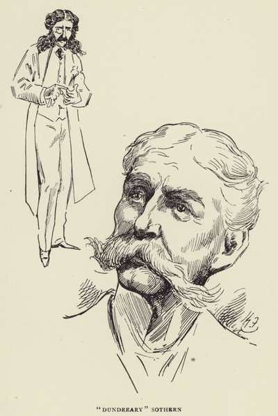 Dundreary Sothern von Harry Furniss