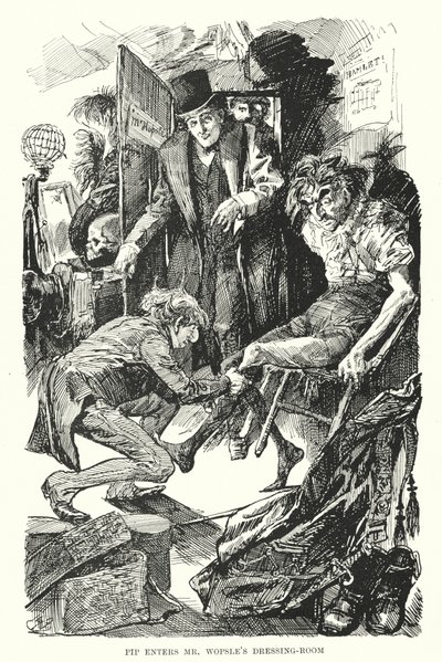 Illustration für Große Erwartungen von Charles Dickens von Harry Furniss