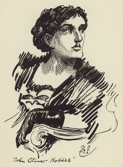 John Oliver Hobbes von Harry Furniss