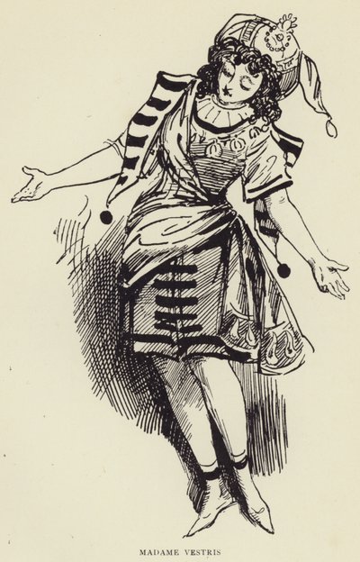 Madame Vestris von Harry Furniss