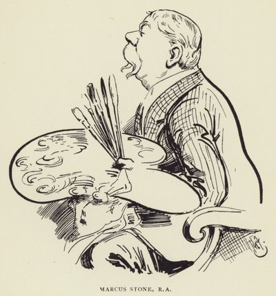 Marcus Stone von Harry Furniss
