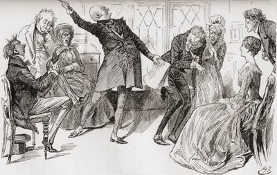 Mr. Micawber erreicht den Sturz von Heep von Harry Furniss