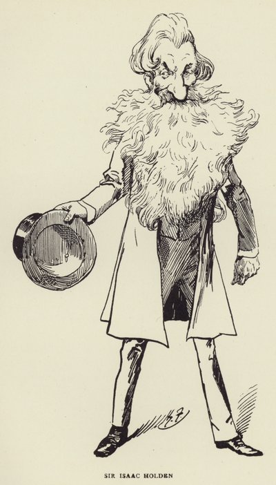 Sir Isaac Holden von Harry Furniss