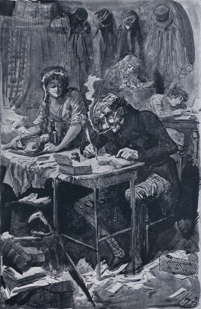 Der Bettelbriefschreiber von Harry Furniss