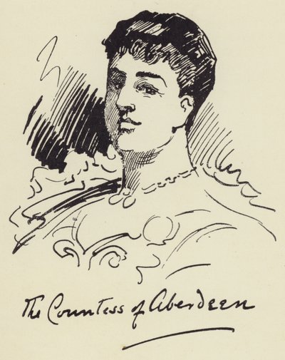 Die Gräfin von Aberdeen von Harry Furniss