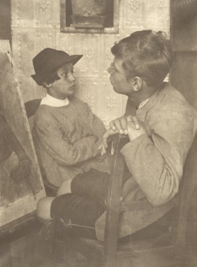 Die Kinder des Künstlers von Heinrich Kuhn
