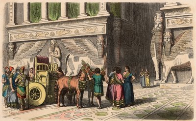 Assyrisch: Palastportal von Heinrich Leutemann