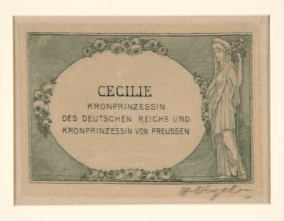 Exlibris von Heinrich Vogeler