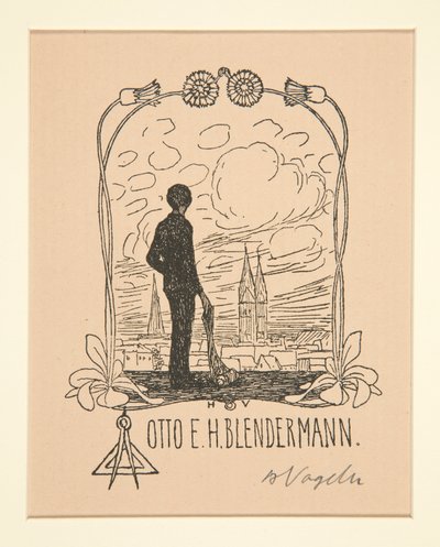 Exlibris von Heinrich Vogeler