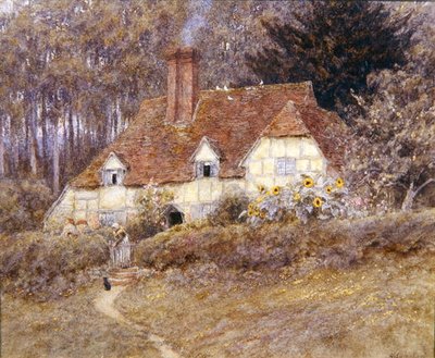 Ein Cottage in Surrey von Helen Allingham