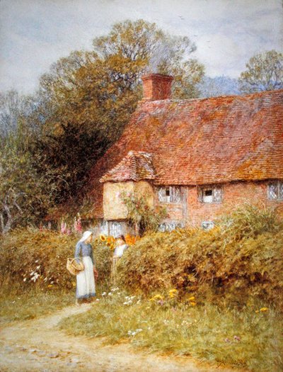 Hütte in Witley, Surrey von Helen Allingham