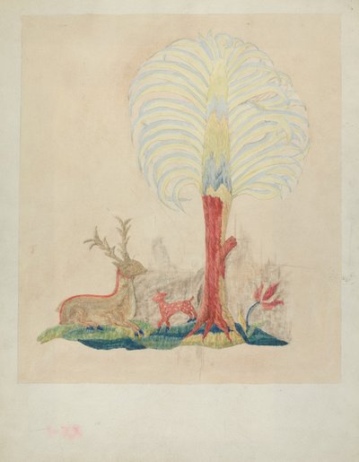 Crewel-Stickerei von Helen Dana