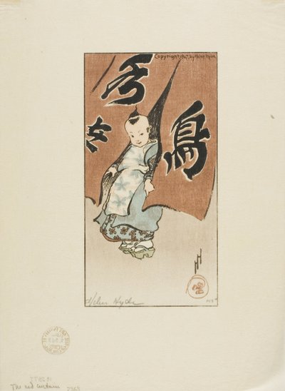 Der rote Vorhang von Helen Hyde