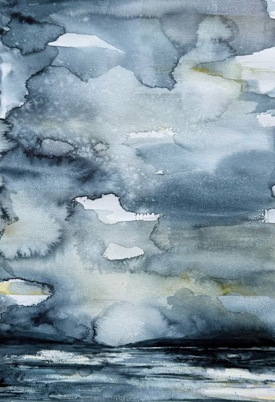 Stimmungsvolle Meereslandschaft von Helena Ryhle