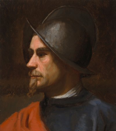 Krieger im Helm von Helene Schjerfbeck