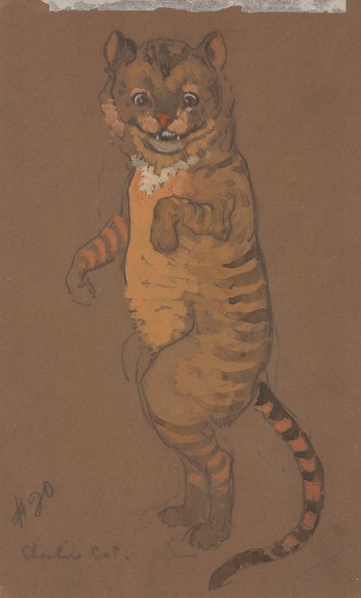 Grinsekatze (Kostümentwurf für Alice im Wunderland, 1915) von Henderson, William Penhallow
