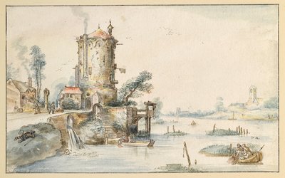 Kanallandschaft von Hendrick Avercamp