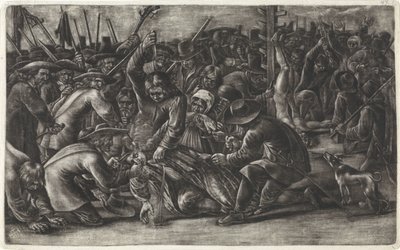 Verstümmelung der Leichen der Gebrüder De Witt, 1672 von Hendrick Danckerts