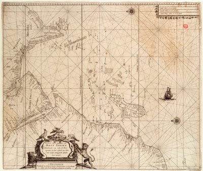 Karte von Afrika, Indien und Sri Lanka, ca. 1680 von Hendrick Doncker
