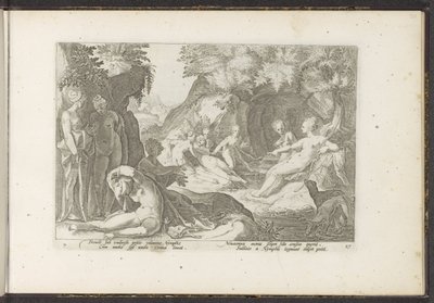 Diana entdeckt die Schwangerschaft von Callisto von Hendrick Goltzius (workshop of)