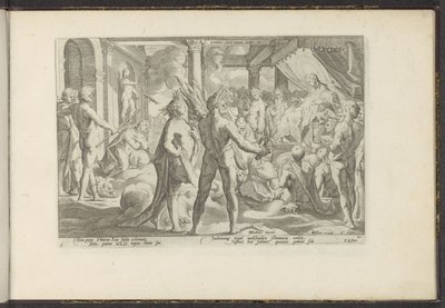 Phaëton im Palast des Helios von Hendrick Goltzius (workshop of)