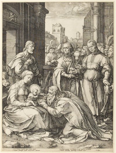 Anbetung der Könige von Hendrick Goltzius