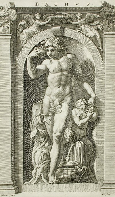 Bacchus von Hendrick Goltzius