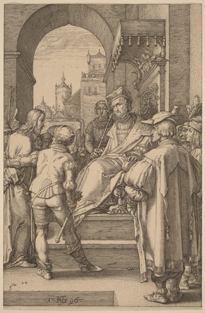 Christus vor Pilatus von Hendrick Goltzius