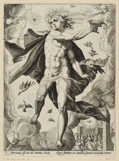 Die vier Elemente: Luft von Hendrick Goltzius