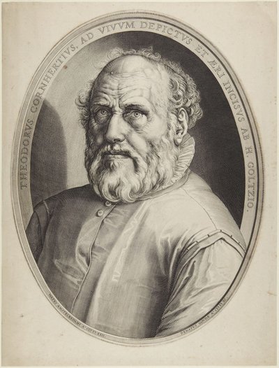 Dirck Volckertsz. Coornhert von Hendrick Goltzius