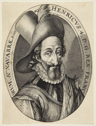 Heinrich IV., König von Frankreich von Hendrick Goltzius