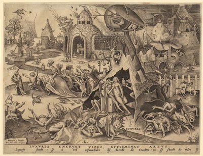 Horatius Cocles, Blatt 2 der Folge „Römische Helden“ von Hendrick Goltzius
