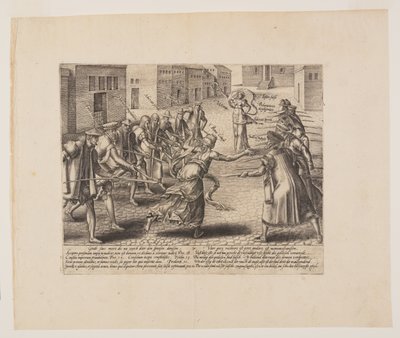 Gefährdete Rechtsstreitigkeiten, aus Litis Abusus (Die Missbräuche des Gesetzes) von Hendrick Goltzius