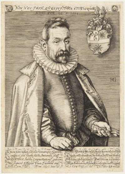 Jan Nicquet von Hendrick Goltzius