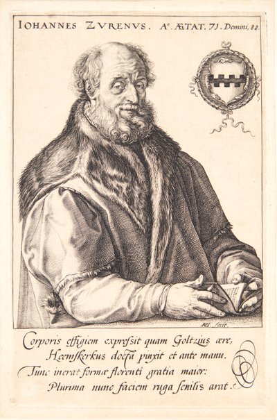 Jan van Zuren von Hendrick Goltzius