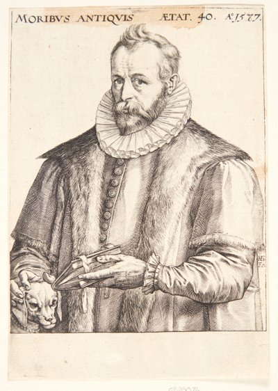 Justus Lipsius von Hendrick Goltzius