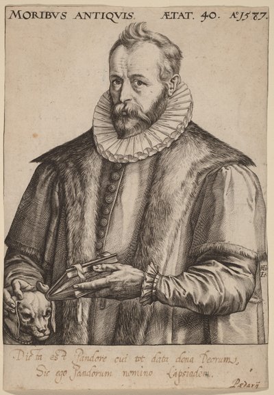Justus Lipsius von Hendrick Goltzius