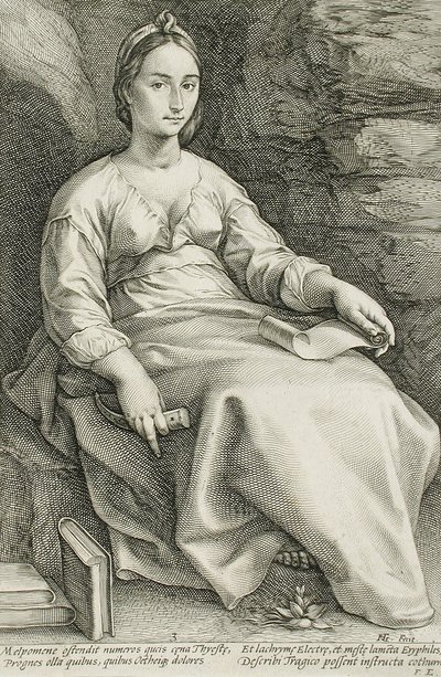 Melpomene von Hendrick Goltzius