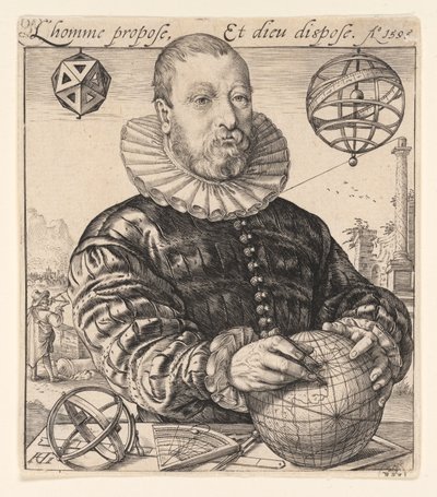 Nicolaus Petri van Deventer von Hendrick Goltzius