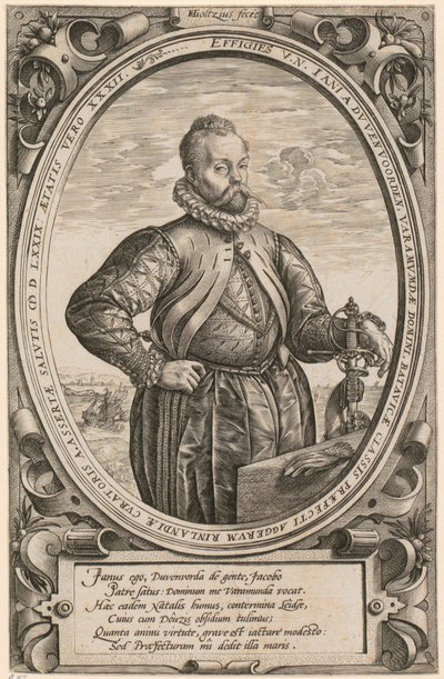 Porträt von Jan [Johann] van Duvenvoorde von Hendrick Goltzius