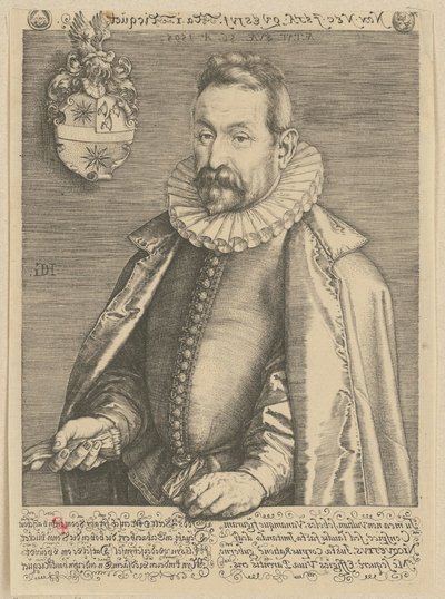 Porträt von Jan Nicquet von Hendrick Goltzius