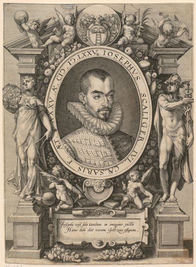 Porträt von Josephus Justus Scaliger von Hendrick Goltzius