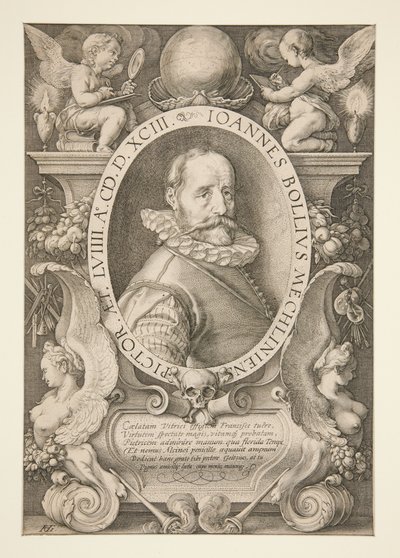 Porträt von Hans Bol von Hendrick Goltzius
