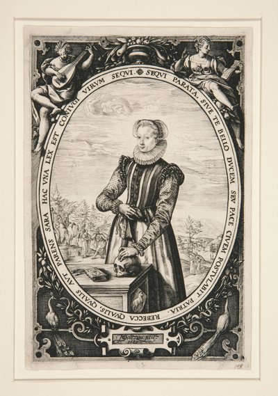 Porträt von Josina Hamels von Hendrick Goltzius